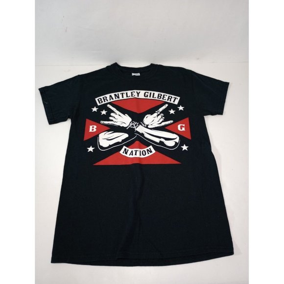 Brantley Gilbert Nation T-Shirt Size S Stone Cold Country by the Grace of God - Picture 6 of 6